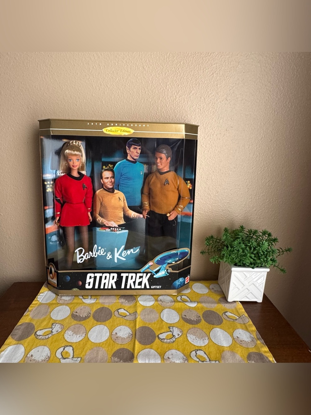 NIB Star Trek 30th Anniversary Barbie and Ken set